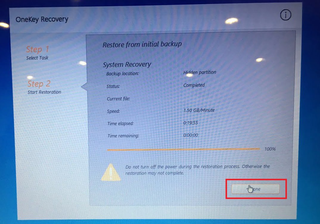 Lenovo Notebook Windows 10 Recovery Nasıl Yapılır? onekey6