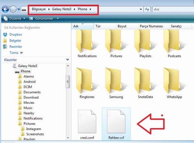 Samsung Galaxy Serisi Rehber Yedekleme Android KitKat note3rehber5