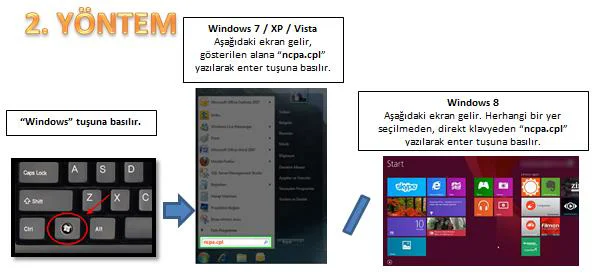 dns ayarlar 2 - Windows DNS Ayarları Nasıl Yapılır?