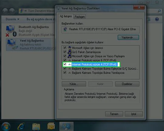 dns ayarları