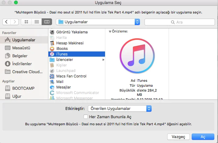 itunes 2 - iPhone Cihaza iTunes İle Video Yükleme Nasıl Yapılır?