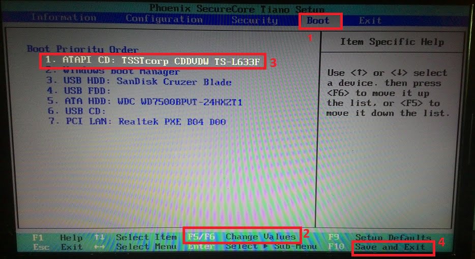 Boot Önceliği Nedir? Nasıl Değiştirilir? Jpeg