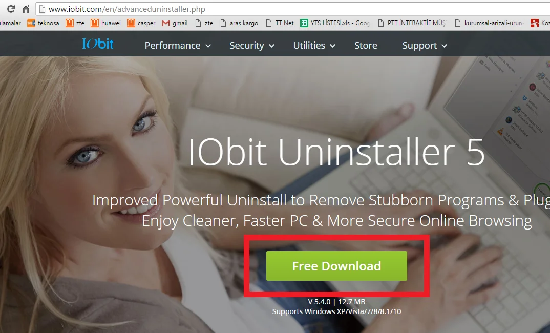 iobit 1 - Bilgisayarda Kaldırılamayan Programları Kaldıran Program IObit Uninstaller Program İncelemesi