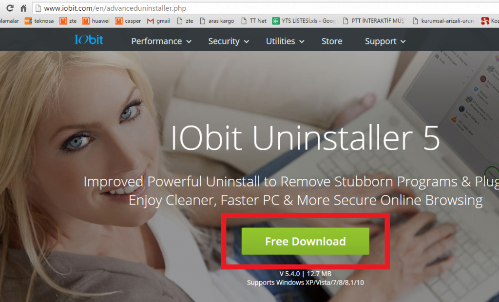 Bilgisayarda Kaldırılamayan Programları Kaldıran Program IObit Uninstaller Program İncelemesi iobit 1 - Bilgisayarda Kaldırılamayan Programları Kaldıran Program IObit Uninstaller Program İncelemesi