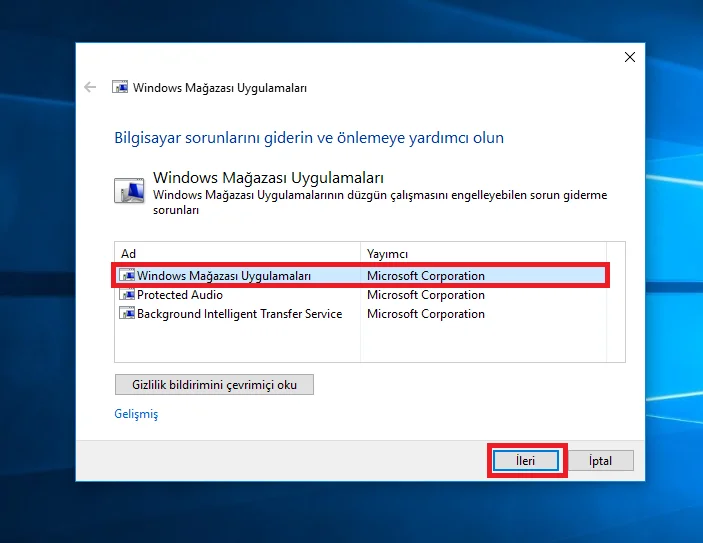 windows 10 mağaza açılmama sorunu 2 - Windows 10’da Mağaza Açılmama Sorunu ve Çözümü