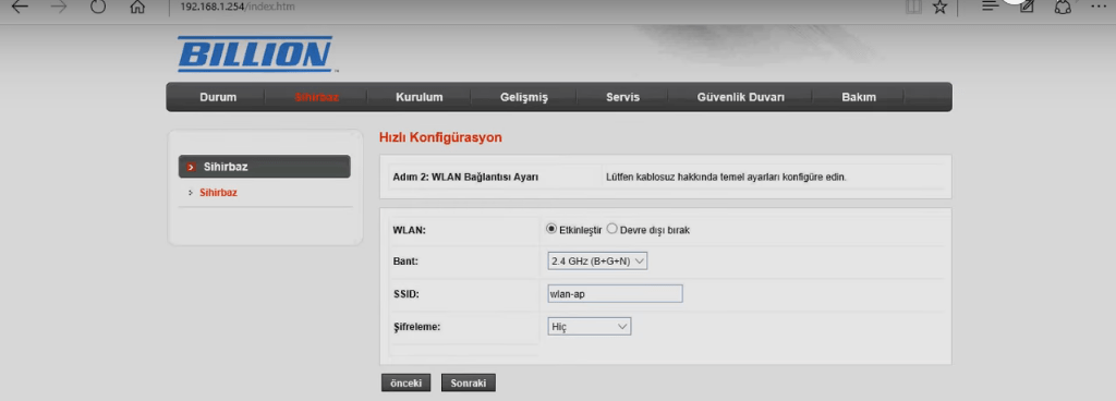 Bilion BiPAC 5500N R3 ADSL2+ Modem Kurulumu bilion-bipac-5500-4
