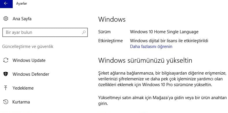 win10etkinhata6 - Windows 10 0x803F7001 Etkinleştirme Hatası ve Çözümü