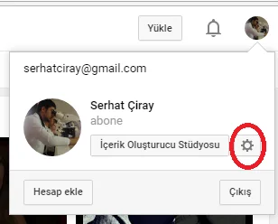1 10 - YOUTUBE HESABININ BAĞLI OLDUĞU CİHAZLARI GÖRMEK VE CİHAZLARI KALDIRMAK (RESİMLİ ANLATIM)