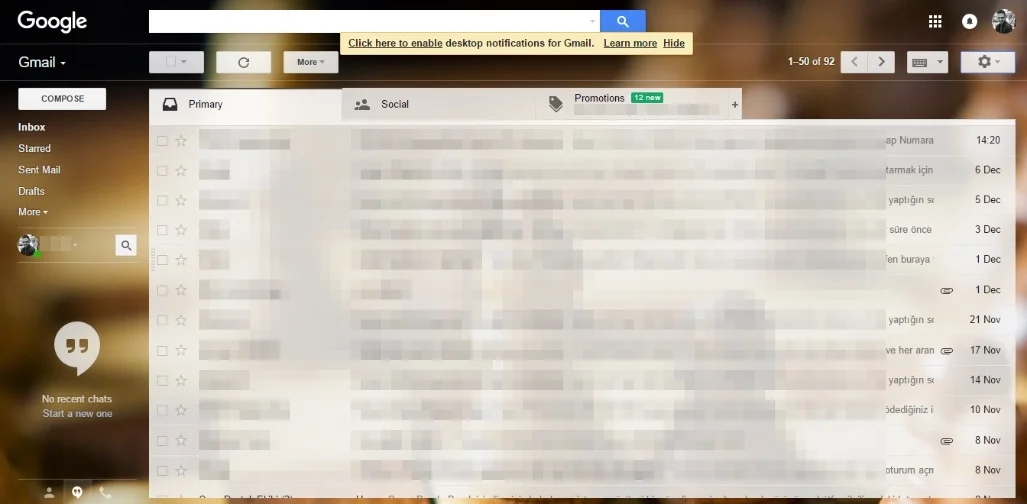 1 11 - Gmail Dil Ayarı Nasıl Türkçe'ye Çevrilir? (Resimli Anlatım)