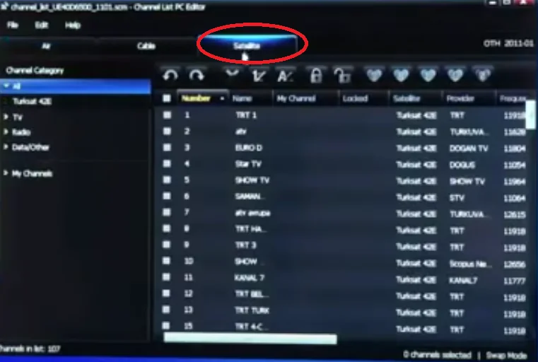 6 9 - Bilgisayar ile Samsung Smart TV Kanal Listesi Nasıl Düzenlenir? (Resimli Anlatım)