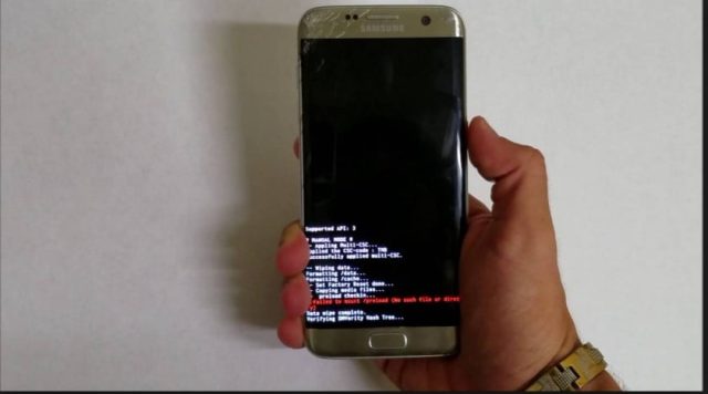 samsung S7 edgelerde hard resetleme4 - Samsung Galaxy S7 Edge Hard Reset İşlemi Nasıl Yapılır? (Resimli Anlatım)