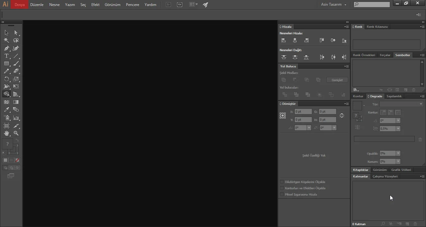 Ekran Görüntüsü1 - Illustrator CC Pen Aracı Kullanımı (Resimli Anlatım)