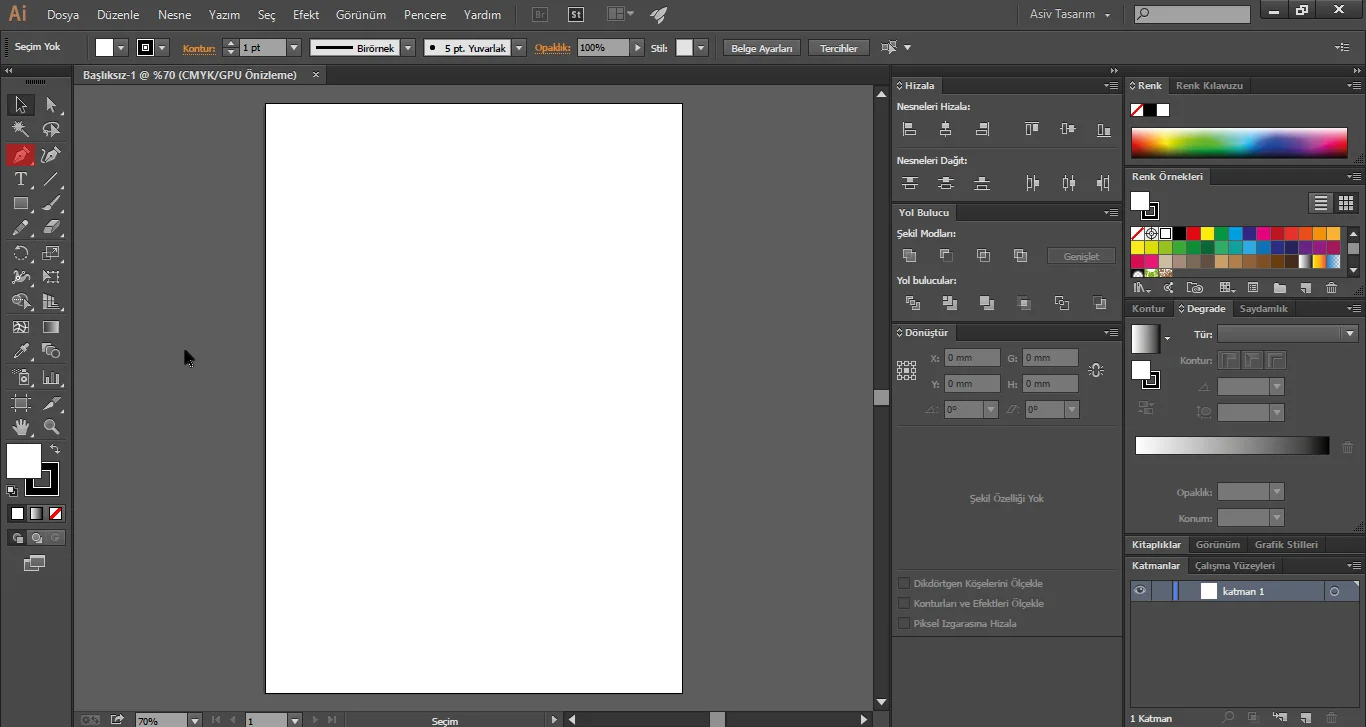 Ekran Görüntüsü4 - Illustrator CC Pen Aracı Kullanımı (Resimli Anlatım)