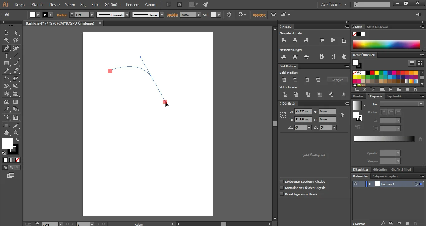 Ekran Görüntüsü5 - Illustrator CC Pen Aracı Kullanımı (Resimli Anlatım)