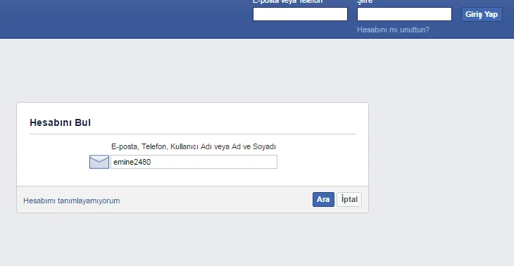 fb3 - Facebook Mail Adresimi ve Şifremi Unuttum, Ne Yapmalıyım? (Resimli Anlatım)