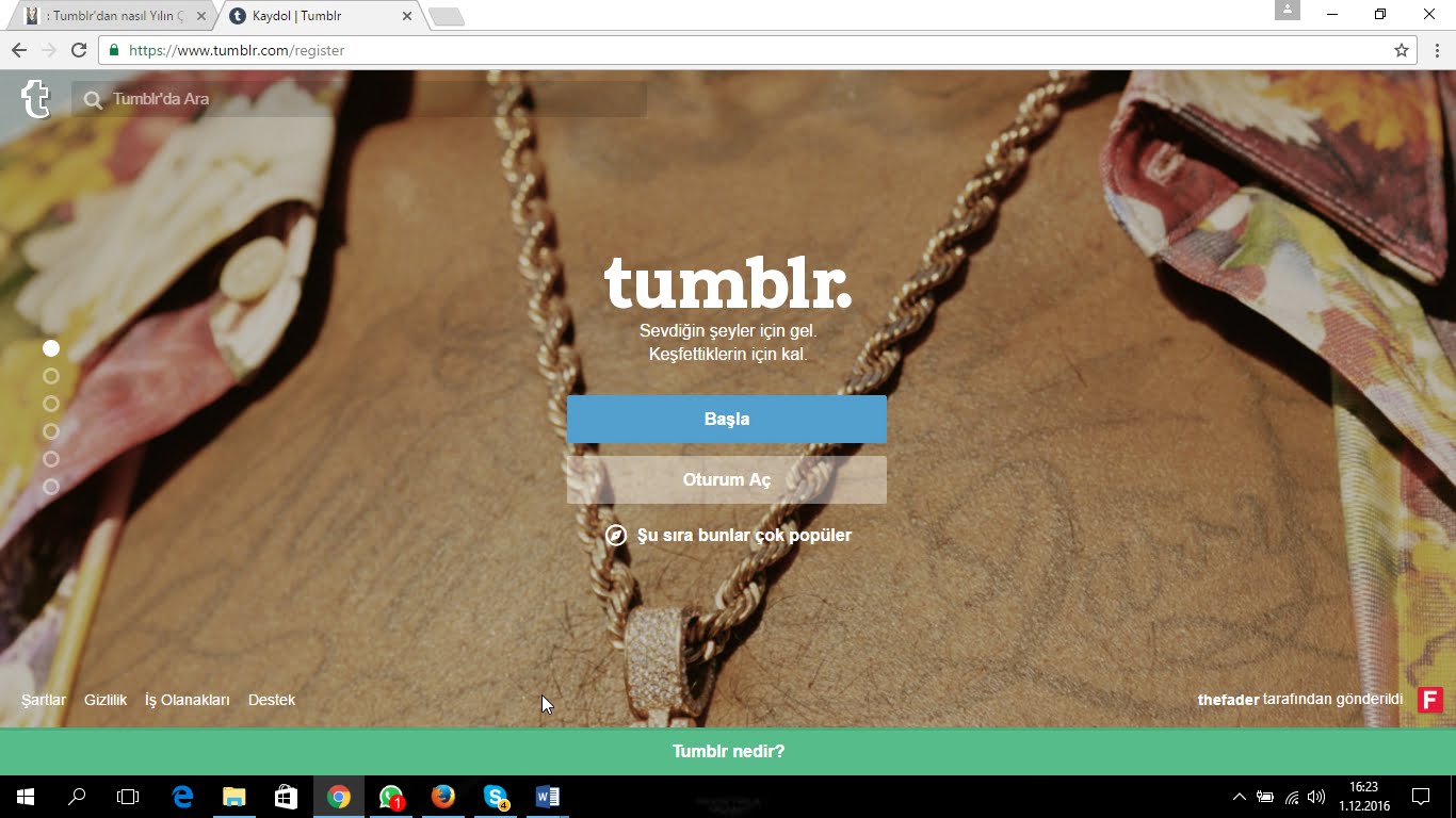 TUMBLR NEDİR? 1 1 - TUMBLR NEDİR?