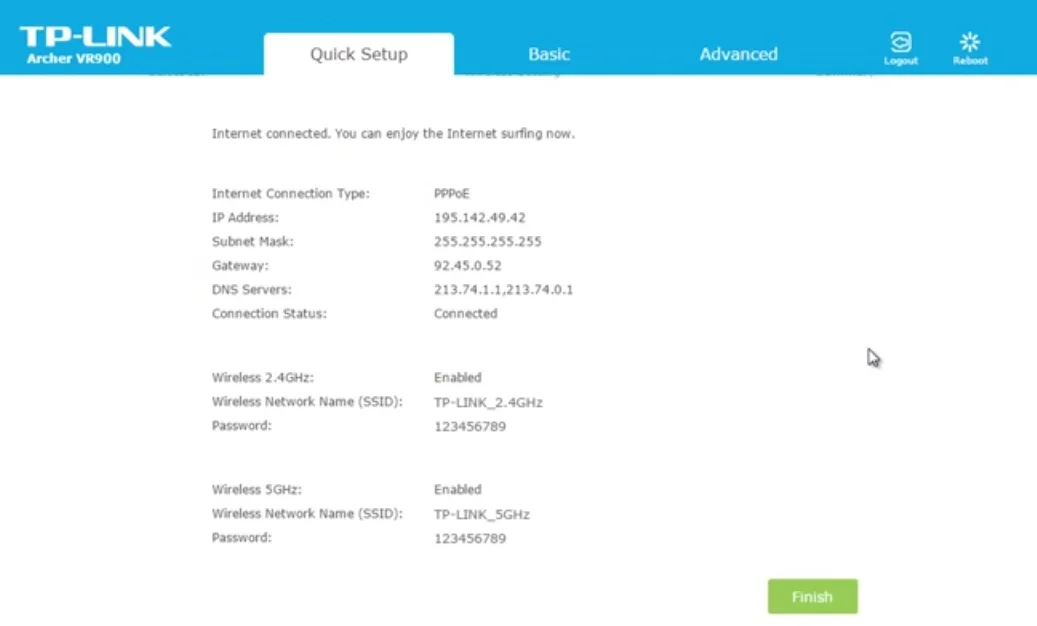 10 1 - TP-Link Archer VR900 Modem Kurulumu ve Kablosuz Ayarlar (Resimli Anlatım)