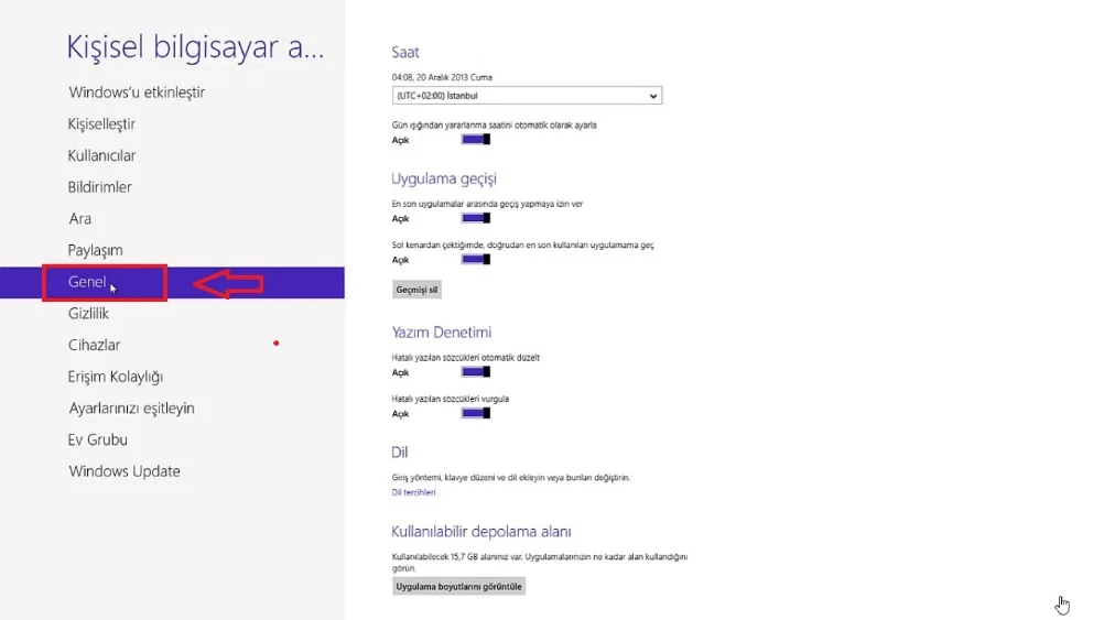 4 - Windows 8'de Sıfırlama (Recovery) Nasıl Yapılır? (Resimli Anlatım)