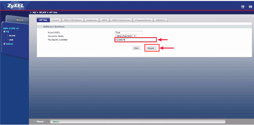 ZyXEL NBG-418N v2 Router Universal Repeater Kurulumu ne işe yarar