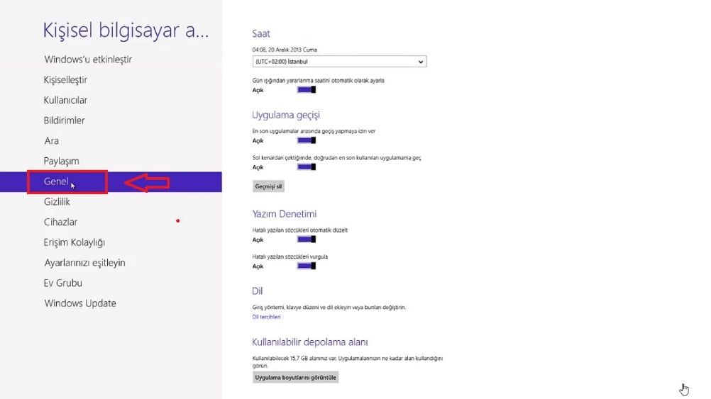 Windows 8'de Sıfırlama (Recovery) Nasıl Yapılır? (Resimli Anlatım) 4 - Windows 8'de Sıfırlama (Recovery) Nasıl Yapılır? (Resimli Anlatım)