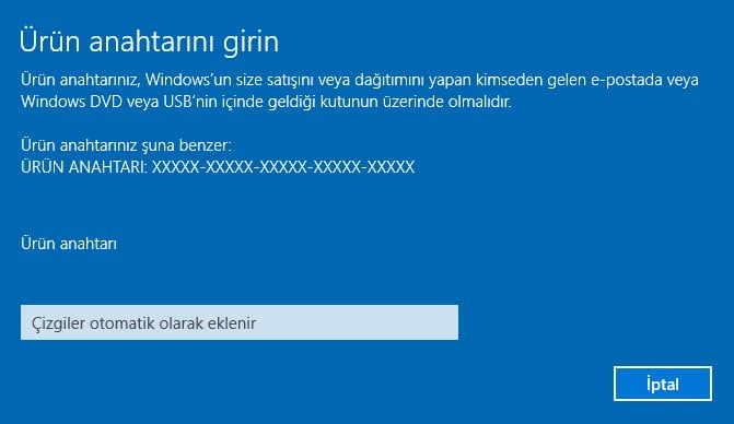 Windows 10 Ürün Anahtarını Değiştirmek İçin 4 Farklı Yöntem (Resimli Anlatım) w10key3 - Windows 10 Ürün Anahtarını Değiştirmek İçin 4 Farklı Yöntem (Resimli Anlatım)