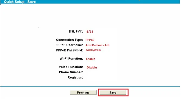 9 4 - TP-Link TD-VG3511 Modem Kurulumu ve Kablosuz Ayarlar (Resimli Anlatım)