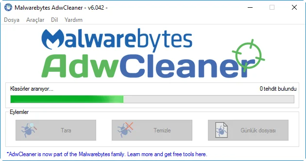 AdwCleaner Virus Temizleme 10 - AdwCleaner Virüs Temizleme