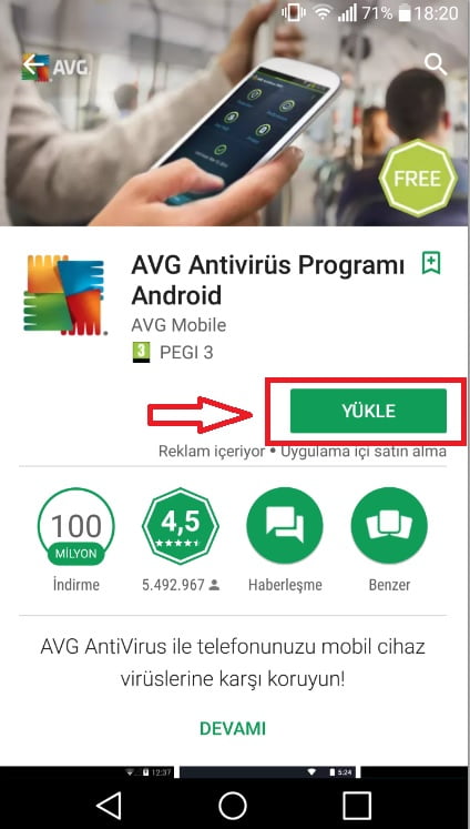 Akıllı Telefonunuz İçin Oldukça Etkili Bir Anti Virüs Uygulaması: 'AVG Anti Virüs' Uygulama İncelemesi