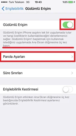 gudum3 - iPhone Güdümlü Erişim Nedir ve Nasıl Kullanılır? (Resimli Anlatım)