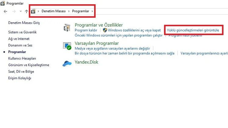gunkaldir1 - Windows 10 Yüklü Güncelleştirmeler Nasıl Kaldırılır? (Resimli Anlatım)