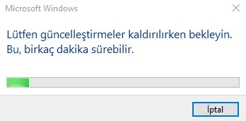 gunkaldir3 - Windows 10 Yüklü Güncelleştirmeler Nasıl Kaldırılır? (Resimli Anlatım)