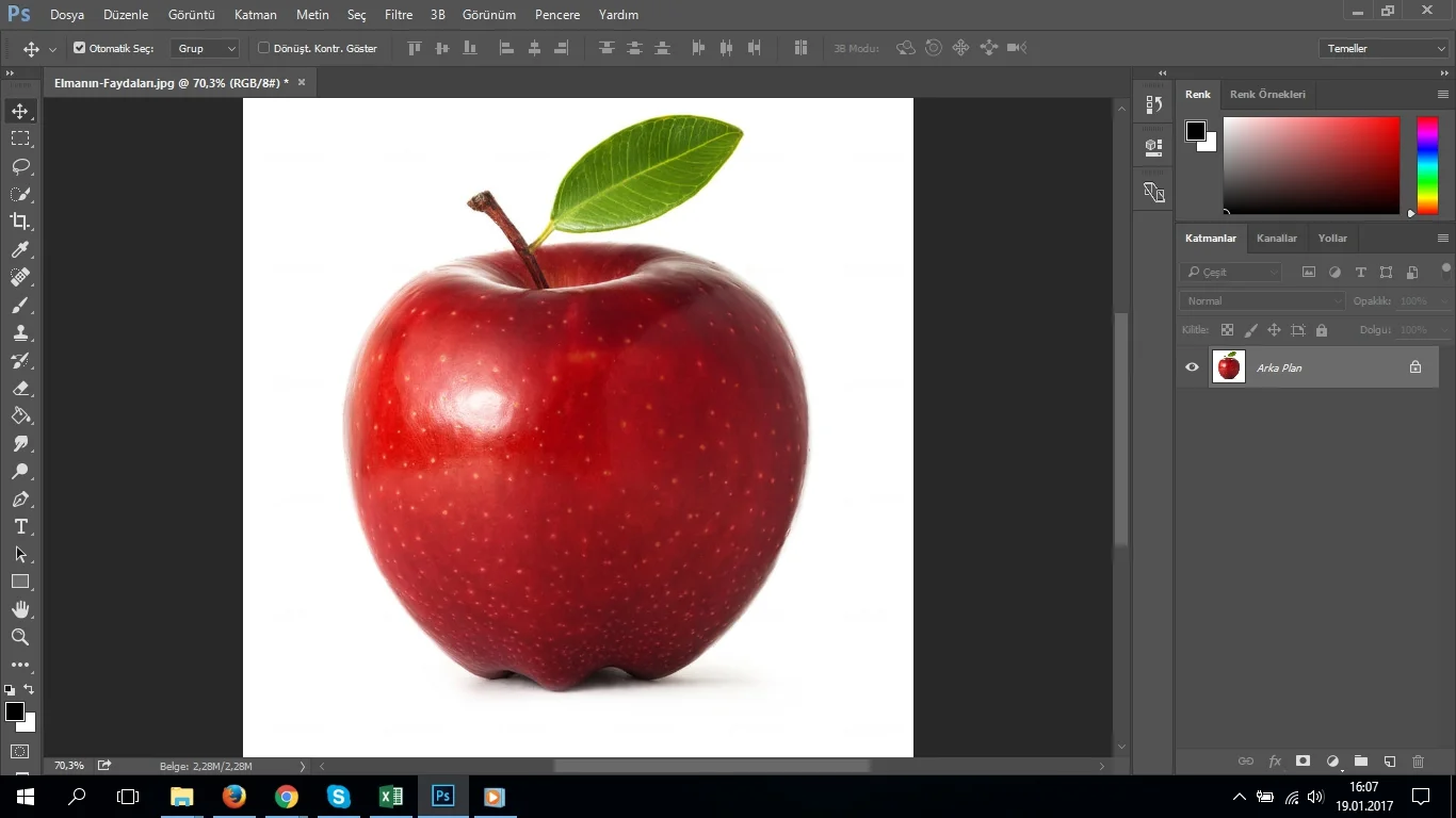 manipulasyon meyveye yuz ekleme 01 - Photoshop CC Manipülasyon Kullanımı ile Meyveye Yüz Ekleme (Resimli Anlatım)