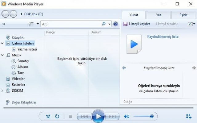 “Windows Media Player Bazı Dosyaları Yazamıyor” Hatası ve Çözümü (Resimli Anlatım)