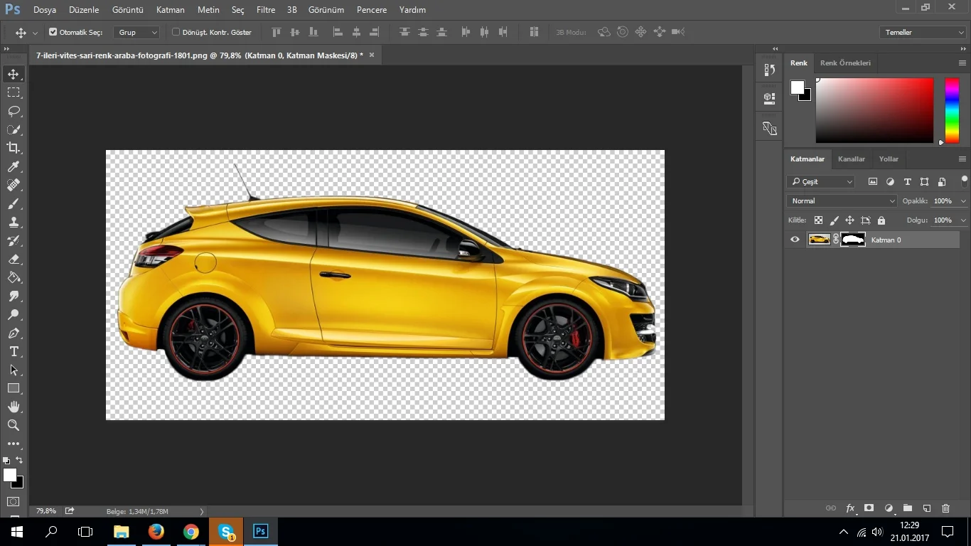 photshop cc png olarak kaydetme 02 - Photoshop CC PNG Olarak Kaydetme (Resimli Anlatım)