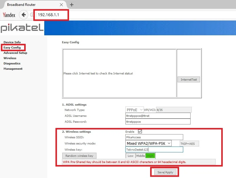 pikaacc1 - Pikatel Airmax 101 Modem Access Point Olarak Nasıl Kurulur? (Resimli Anlatım)