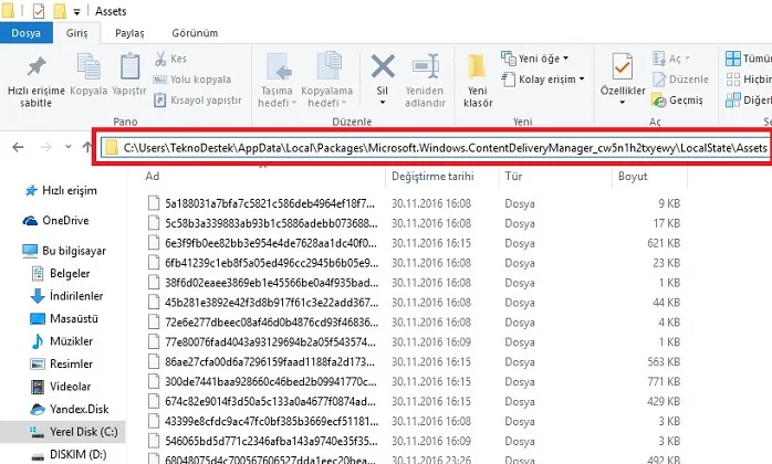 spot1 - Windows 10 Kilit Ekranı (Spot Işığı) Resimleri Nasıl Bulunur? (Resimli Anlatım)