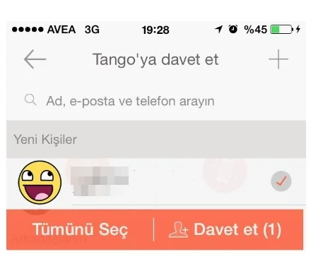 tangoda davet gönderme nasıl yapılır3 - Tango'da Nasıl Arkadaş Eklenir? (Resimli Anlatım)
