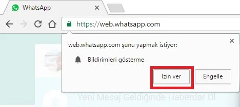 whatsbil2 - “WhatsApp Web” Masaüstü Bildirimleri Etkinleştirme ve Kullanımı (Resimli Anlatım)