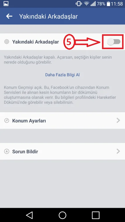 yakınlardaki kişiler 5 - Facebook Yakınlardaki Kişiler Ayarları Nasıl Yapılır? (Resimli Anlatım)