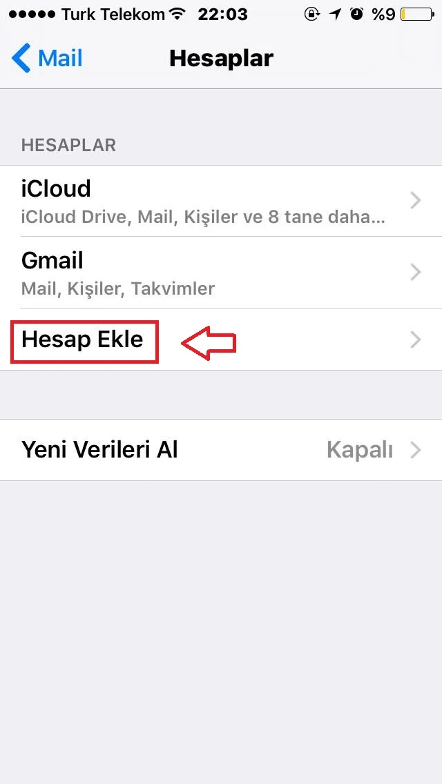 5 8 - iPhone'da Gmail Hesabı Nasıl Eklenir? (Resimli Anlatım)