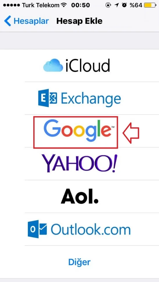 6 7 - iPhone'da Gmail Hesabı Nasıl Eklenir? (Resimli Anlatım)