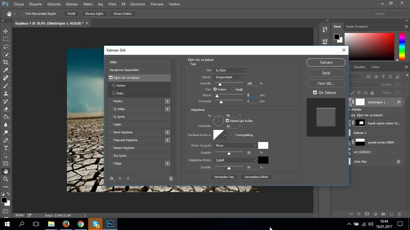 Ekran Görüntüsü 17 - Photoshop CC Orta Düzey Manipulasyon Nedir ve Nasıl Yapılır? (Resimli Anlatım)