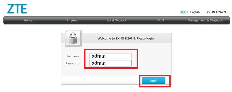 ZTE ZXHN H267N resim 2 - ZTE ZXHN H267N MODEM KURULUMU ve KABLOSUZ AYARLAR (RESİMLİ ANLATIM)