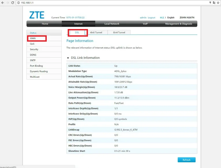 ZTE ZXHN H267N resim 4 - ZTE ZXHN H267N MODEM KURULUMU ve KABLOSUZ AYARLAR (RESİMLİ ANLATIM)