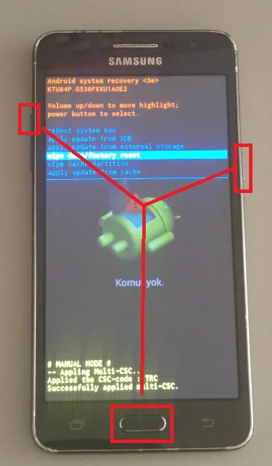 galaxy grand prime hard reset 1 - Samsung Galaxy Grand Prime Hard Reset Nasıl Yapılır? (Resimli Anlatım)