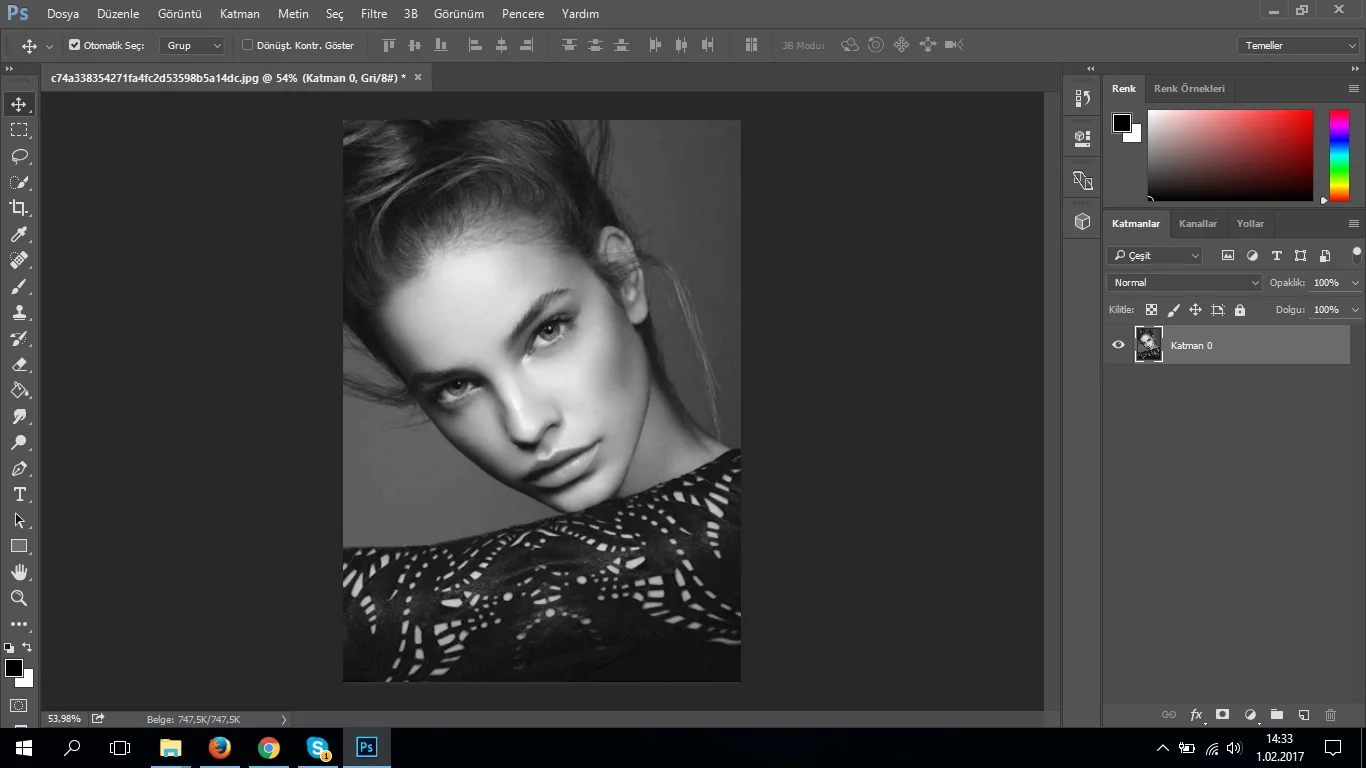 photoshop cc dokular ve karisimlar 01 - Photoshop CC 'Doku' ve 'Karışım' Kullanımı Nasıl Yapılır? (Resimli Anlatım)