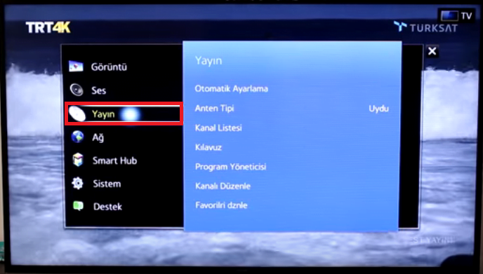 2 3 - Samsung 50HU6900 Smart TV Manuel Kanal Ekleme (Resimli Anlatım)