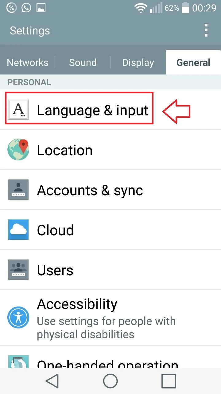 Android Telefonlarda Dil Ayarı Nasıl Türkçe Yapılır Resimli Anlatım 4 - 'Android' Telefonlarda Dil Ayarı Nasıl 'Türkçe' Yapılır? (Resimli Anlatım)