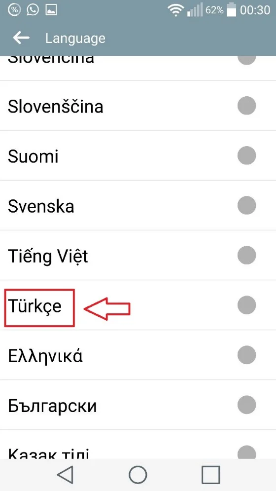 Android Telefonlarda Dil Ayarı Nasıl Türkçe Yapılır Resimli Anlatım 6 - 'Android' Telefonlarda Dil Ayarı Nasıl 'Türkçe' Yapılır? (Resimli Anlatım)