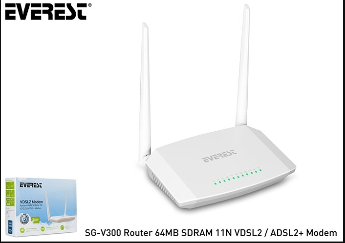 Everest SG V300 Modem Kurulumu ve Kablosuz Ayarlar kapak - Everest SG-V300' Modem Kurulumu ve Kablosuz Ayarlar (Resimli Anlatım)